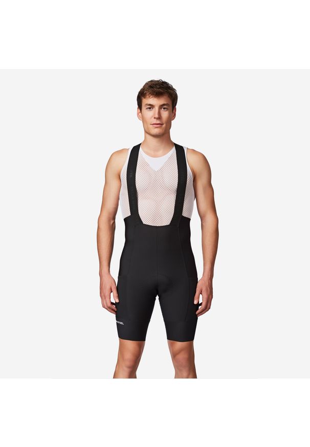 VAN RYSEL - Spodenki rowerowe szosowe męskie Van Rysel EDR. Kolor: czarny. Sport: kolarstwo