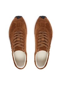 Tory Burch Sneakersy Tory Trainer 170914 Brązowy. Kolor: brązowy. Materiał: zamsz, skóra #4