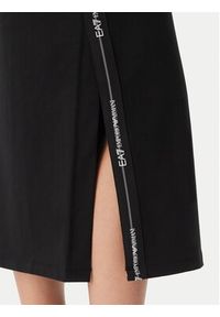 EA7 Emporio Armani Sukienka letnia 7W000962 AF12484 UC001 Czarny Regular Fit. Kolor: czarny. Materiał: bawełna. Sezon: lato #5