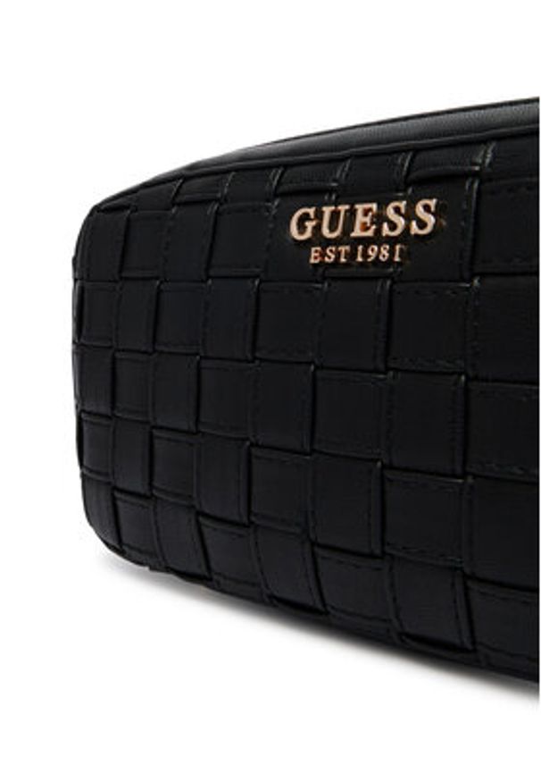 Guess Torebka Sandy HWWG84 18140 Czarny. Kolor: czarny. Materiał: skórzane