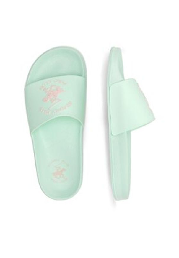 Beverly Hills Polo Club Klapki WP-CA23052-1C Zielony. Kolor: zielony. Materiał: guma