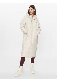 columbia - Columbia Kurtka zimowa Pike Lake™ II Long Jacket Écru Regular Fit. Kolor: kremowy. Materiał: syntetyk. Sezon: zima #1