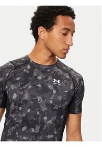 Under Armour Koszulka techniczna HeatGear® 1386937 Czarny Slim Fit. Kolor: czarny. Materiał: syntetyk #3