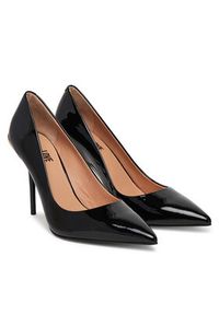 Love Moschino - LOVE MOSCHINO Szpilki JA10459G1OIH0000 Czarny. Kolor: czarny. Materiał: skóra. Obcas: na szpilce #6