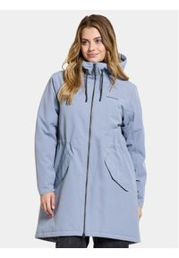 Didriksons Parka Marta-Lisa Wns Prk 2 504823 Błękitny Regular Fit. Kolor: niebieski. Materiał: syntetyk #1