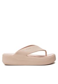 Japonki Crocs. Kolor: beżowy