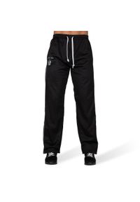 GORILLA WEAR - Functional Mesh Spodnie - Czarny/Biały. Kolor: biały, czarny, wielokolorowy. Materiał: mesh. Sport: fitness