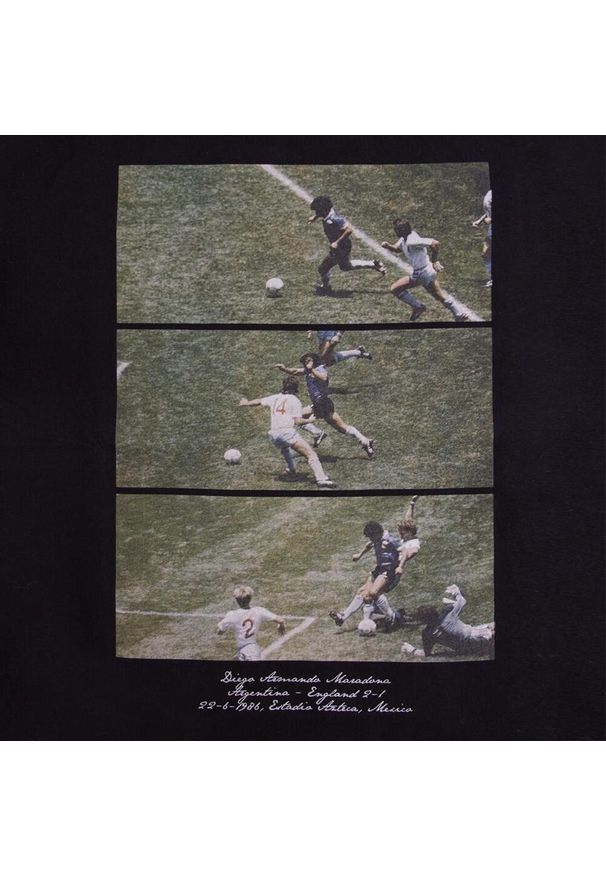 COPA FOOTBALL - Koszulka dla dorosłych - Maradona x COPA Solo Goal 1986 - Czarny. Kolor: czarny. Sport: piłka nożna