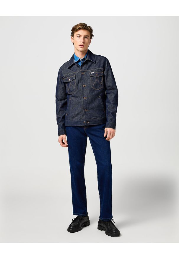 Wrangler - MESKIE SPODNIE WRANGLER TEXAS COSMIC BLUE 112362343