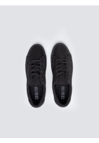 Big-Star - Trampki męskie niskie czarne SS174001 906. Okazja: na co dzień. Nosek buta: okrągły. Kolor: czarny. Materiał: materiał, jeans, guma. Styl: klasyczny, elegancki, casual #3