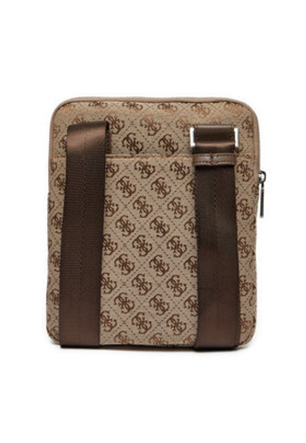 Guess Saszetka HMMIST P5123 Beżowy. Kolor: beżowy. Materiał: skóra