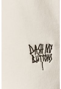 Dash My Buttons - Spodnie Hard Candy. Kolor: biały. Materiał: bawełna, poliester, dzianina. Wzór: gładki #4