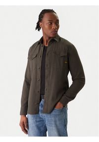 G-Star RAW - G-Star Raw Koszula Marine D24963-D454 Szary Slim Fit. Kolor: szary. Materiał: bawełna. Styl: marine #1