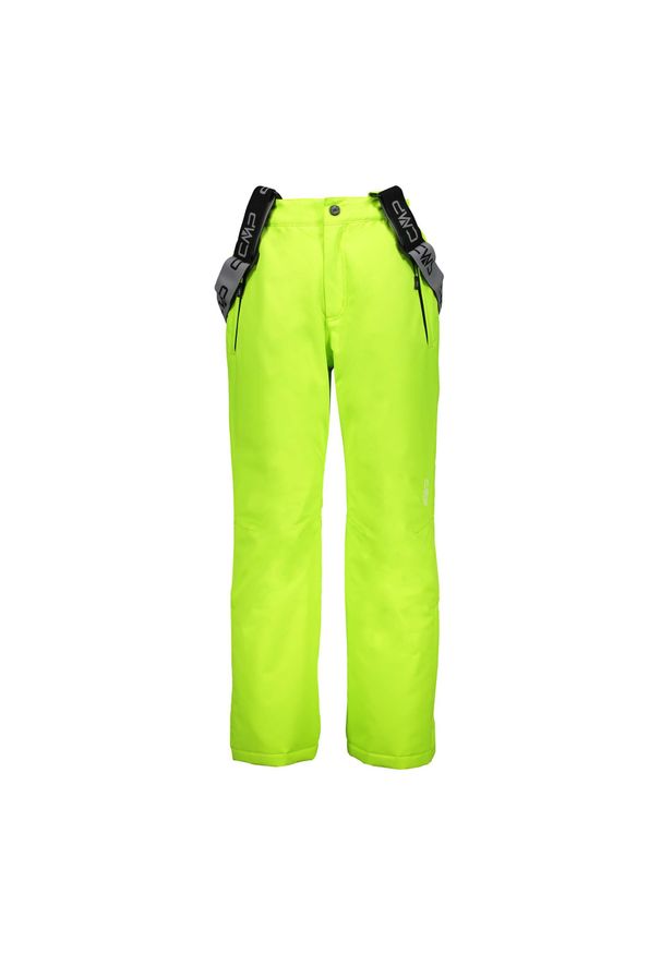 Spodnie dziecięce narciarskie CMP 3W15994. Kolor: żółty, wielokolorowy, czarny. Sezon: zima. Sport: narciarstwo