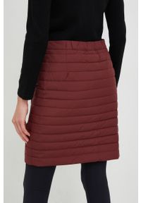 Jack Wolfskin spódnica kolor bordowy mini prosta. Stan: podwyższony. Kolor: czerwony. Materiał: materiał. Wzór: gładki #2