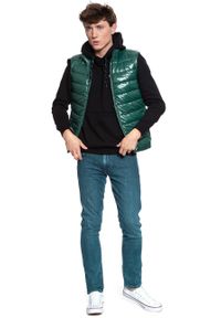 Wrangler - MĘSKI BEZRĘKAWNIK WRANGLER PUFFER VEST PINE W4A3XTG01. Materiał: puch. Długość rękawa: bez rękawów #6