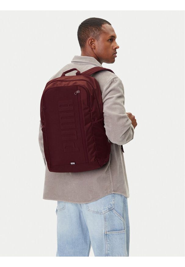Puma Plecak Puma S 90712 20 Bordowy. Kolor: czerwony. Materiał: materiał