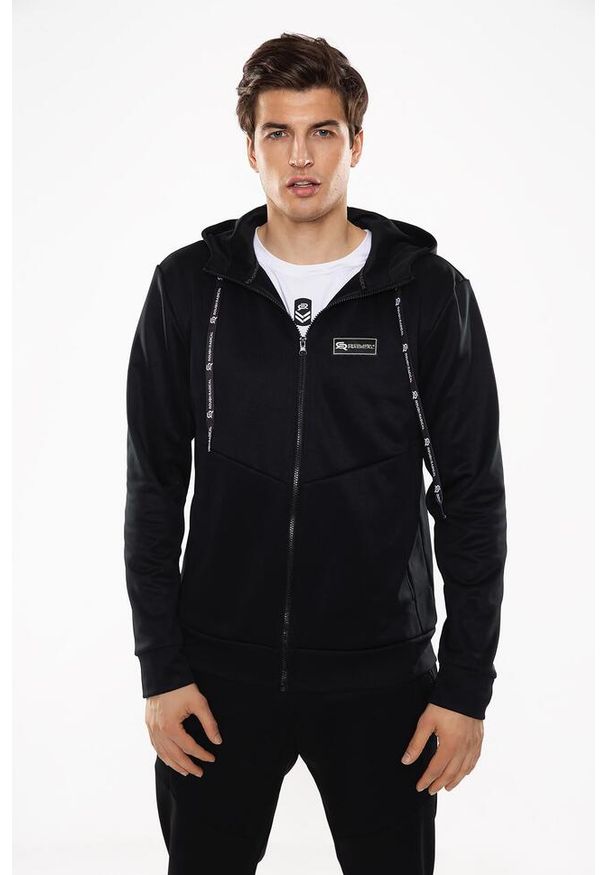 ROUGH RADICAL - Bluza dresowa treningowa męska Rough Radical Energy Hoodie. Kolor: czarny. Materiał: dresówka