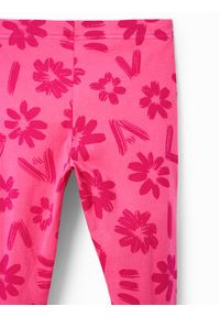 Desigual Legginsy 23SGKK01 Różowy Slim Fit. Kolor: różowy #6