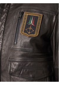 Aeronautica Militare Kurtka skórzana 252PN0846U100839 Czarny Regular Fit. Kolor: czarny. Materiał: skóra #3