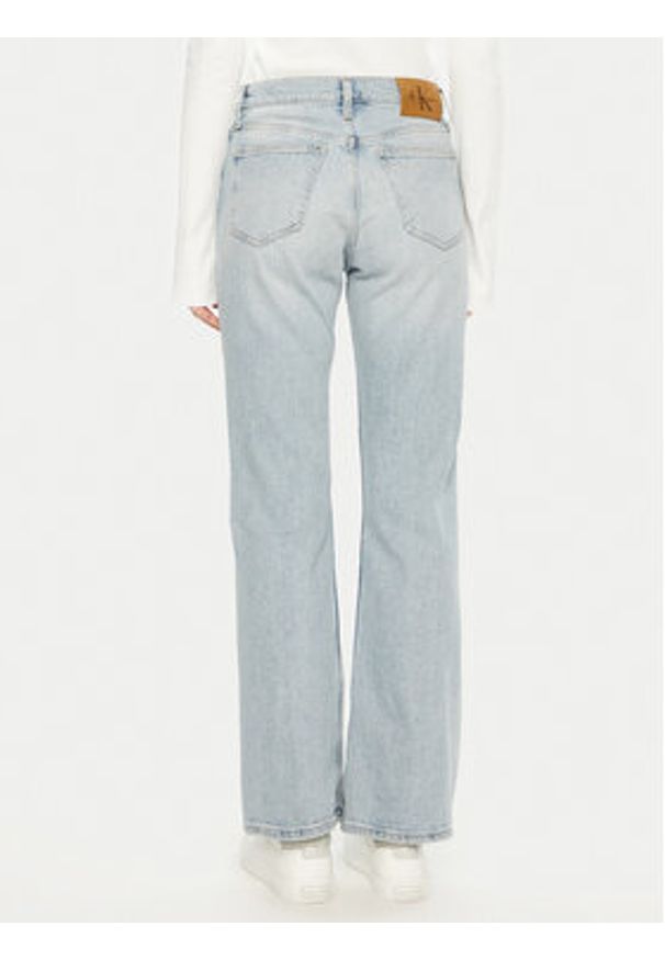Calvin Klein Jeans Jeansy Authentic J20J224510 Błękitny Bootcut Fit. Kolor: niebieski