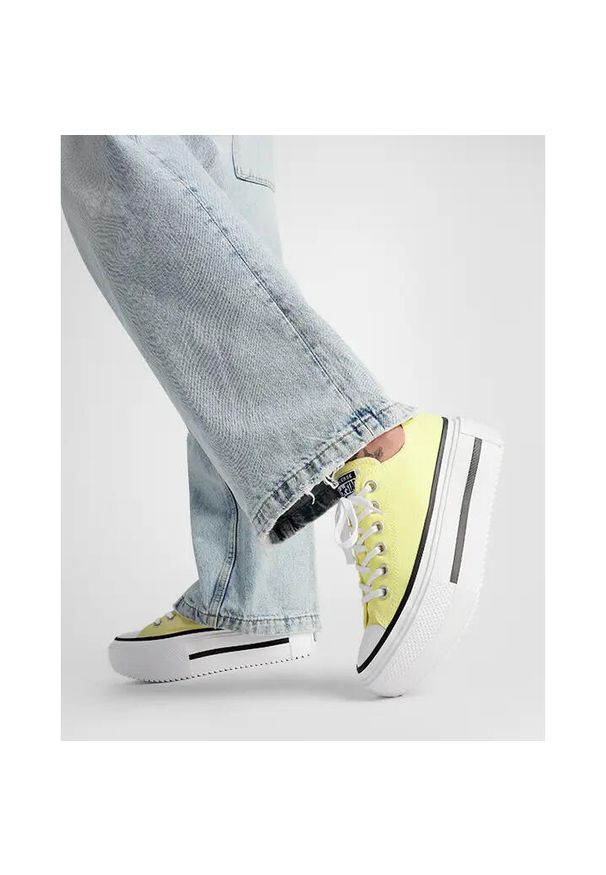 Adidasy Converse Ct As Lift Double Stack, Dla obu płci. Kolor: żółty. Materiał: materiał