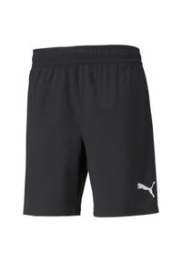 Spodenki Puma Teamfinal Shorts, Mężczyźni. Kolor: czarny. Materiał: materiał, poliester. Sport: piłka nożna