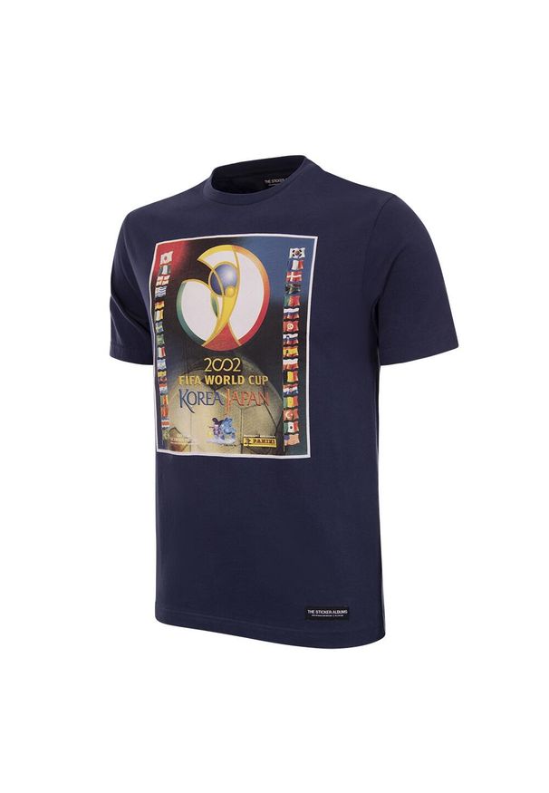 COPA FOOTBALL - T-Shirt Panini FIFA Campeonato do Mundo Coreia do Sul/Japão 2002. Kolor: niebieski. Sport: piłka nożna