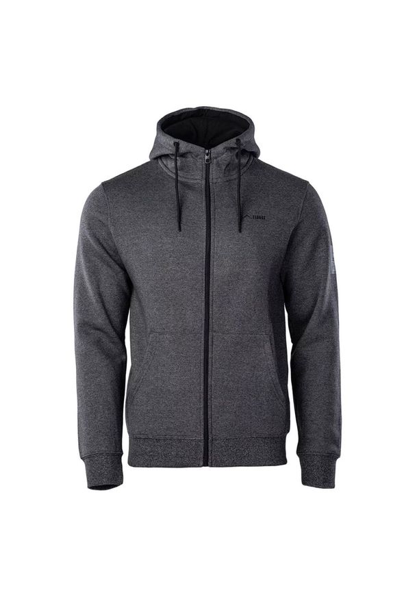 Bluza męska Elbrus Chiano - szara, Rozmiar XL. Kolor: szary. Materiał: poliester, bawełna, materiał, polar