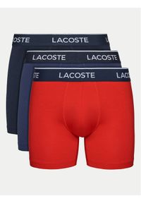 Lacoste Komplet 3 par bokserek 6H3420 Kolorowy. Materiał: bawełna. Wzór: kolorowy