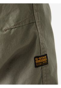 G-Star RAW - G-Star Raw Spodnie materiałowe Rovic D02190-D387 Zielony Tapered Fit. Kolor: zielony. Materiał: bawełna #5