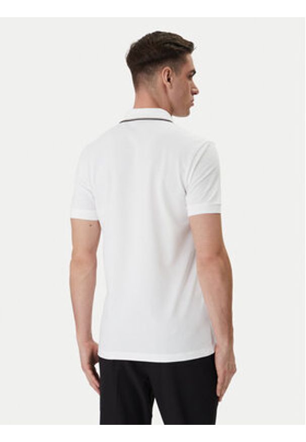 BOSS Polo Birdie Paule 50559365 Biały Slim Fit. Typ kołnierza: polo. Kolor: biały. Materiał: bawełna