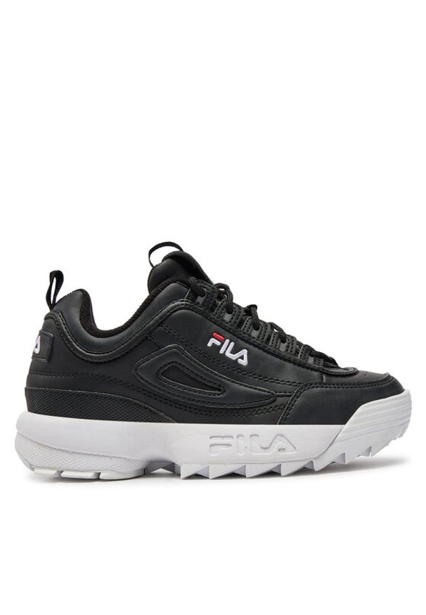 Fila Sneakersy Disruptor Low Wmn 1010302.25Y Czarny. Kolor: czarny. Materiał: skóra