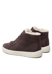 ecco - ECCO Trzewiki Street Tray K GORE-TEX 70528302385 Fioletowy. Kolor: fioletowy. Materiał: nubuk, skóra. Styl: street #3