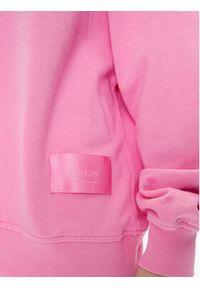 Replay Bluza W3704E.000.23650P Różowy Regular Fit. Kolor: różowy. Materiał: bawełna