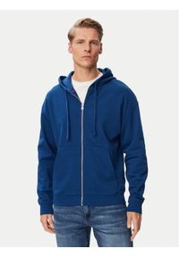 Hugo - HUGO Bluza Dapozip 50548651 Niebieski Relaxed Fit. Kolor: niebieski. Materiał: bawełna #1