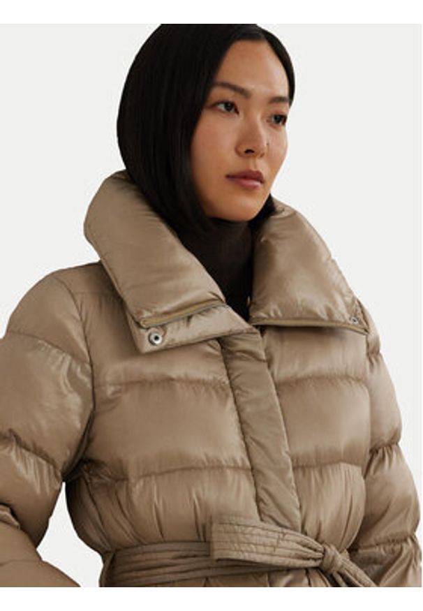 Lauren Ralph Lauren - LAUREN RALPH LAUREN Kurtka puchowa 297957500001 Beżowy Regular Fit. Kolor: beżowy. Materiał: syntetyk