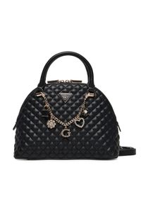 Guess Torebka Everlee HWEG86 79050 Czarny. Kolor: czarny. Materiał: skórzane