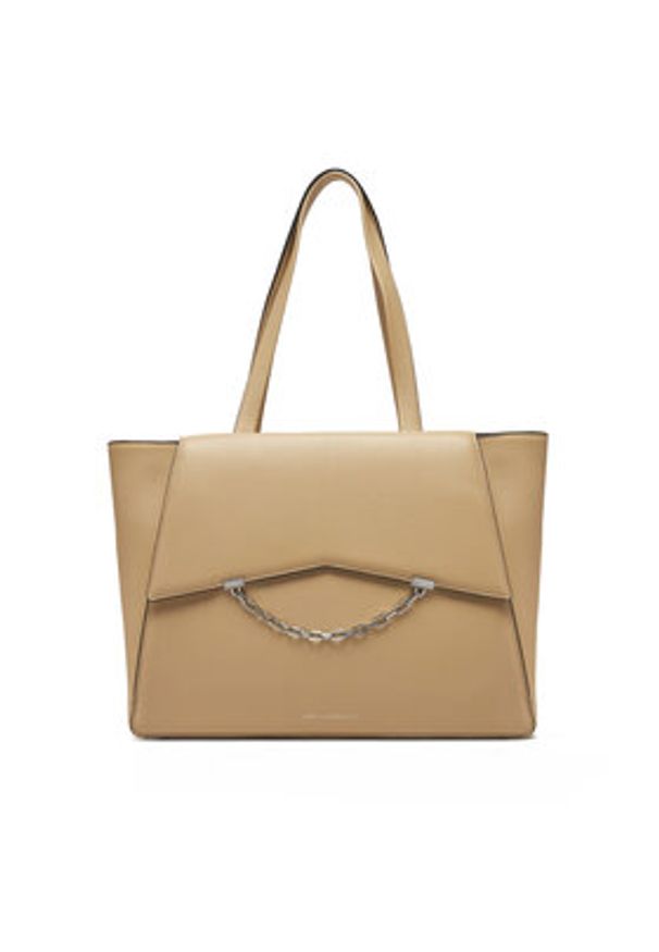 Karl Lagerfeld - KARL LAGERFELD Torebka A1W30433 Beżowy. Kolor: beżowy. Materiał: skórzane