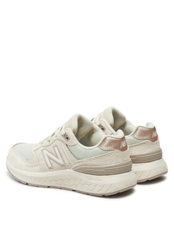 New Balance Sneakersy Walking 880 WW880TB6 Beżowy. Kolor: beżowy. Materiał: zamsz, skóra