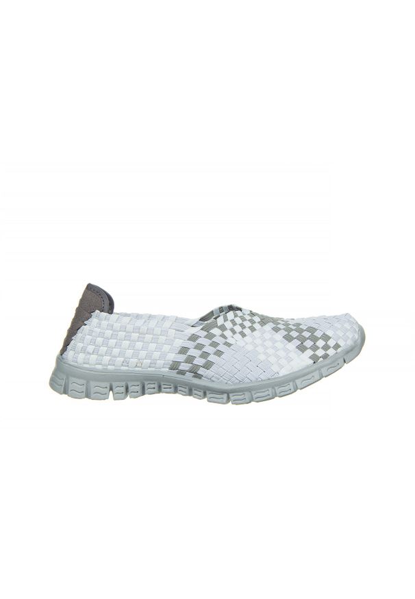 Rock Spring - Półbuty Rock Bara White Grey Mix 032927, Biały, Materiał - 37. Kolor: biały. Materiał: tkanina. Szerokość cholewki: normalna. Sezon: lato. Styl: rockowy