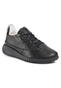 Geox Sneakersy D Aerantis A D02HNA 00085 C9996 Czarny. Kolor: czarny. Materiał: skóra #5