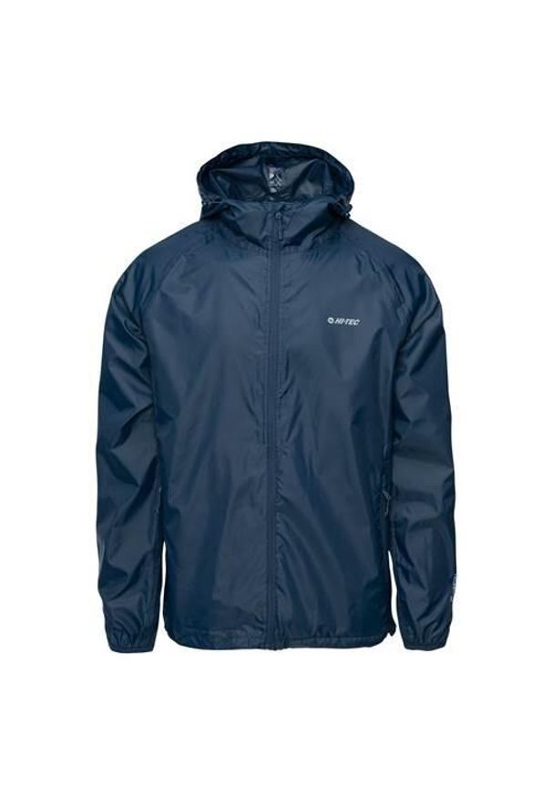 Hi-tec - Kurtka uniwersalna męska Hi-Tec Petro. Typ kołnierza: kaptur. Kolor: niebieski. Materiał: syntetyk. Sport: turystyka piesza