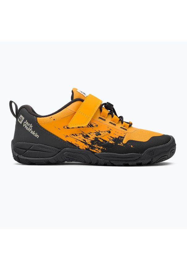 Buty trekkingowe dziecięce Jack Wolfskin Vili Action Low. Kolor: żółty