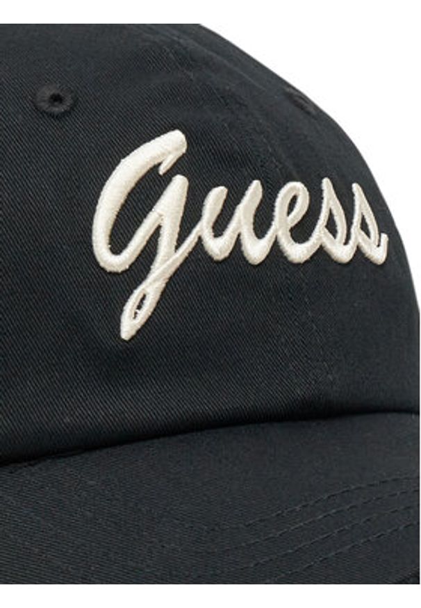 Guess Czapka z daszkiem V5GZ00 WFKN0 Czarny. Kolor: czarny. Materiał: materiał, bawełna
