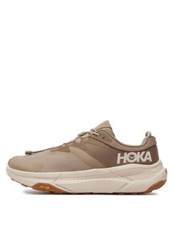 HOKA - Hoka Sneakersy Transport 1123153 Brązowy. Kolor: brązowy. Materiał: materiał
