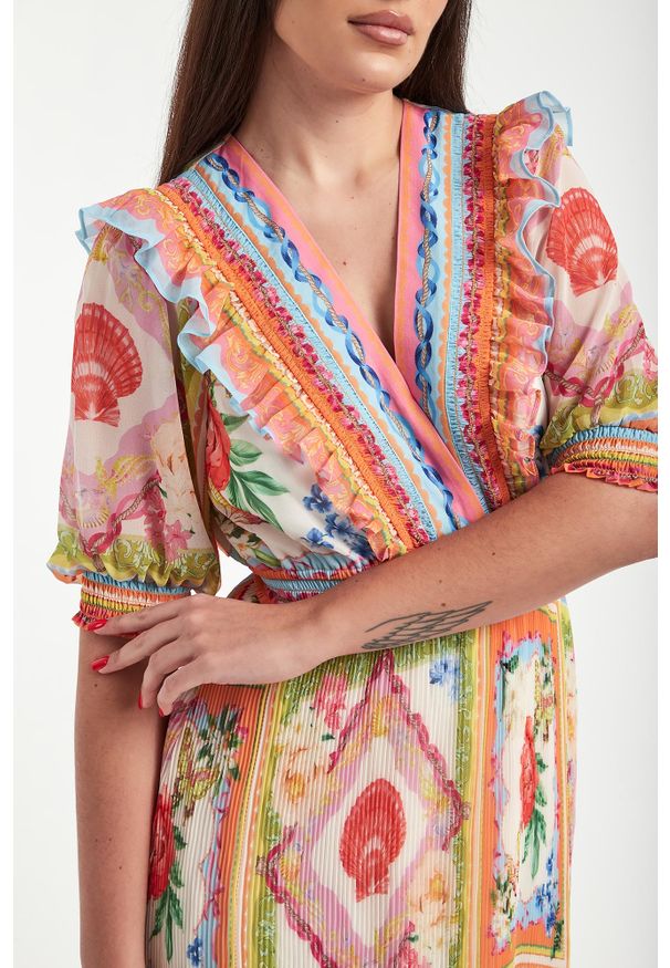 Hale bob - Sukienka szyfonowa maxi HALE BOB. Materiał: szyfon. Długość: maxi