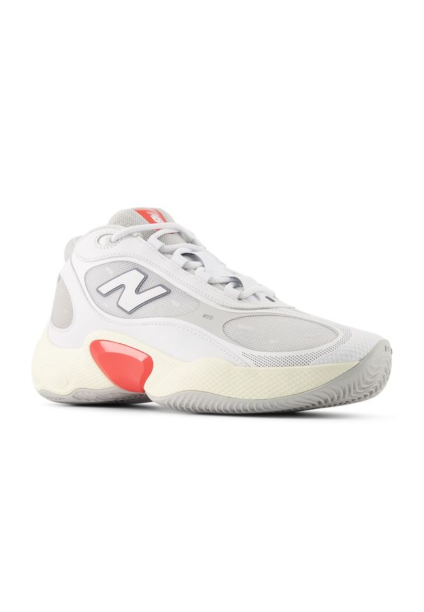 Buty unisex New Balance Fresh Foam BB v3 BBFRSTH3 - białe. Kolor: biały. Materiał: materiał, syntetyk. Szerokość cholewki: normalna. Sport: fitness, koszykówka