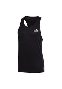 Adidas - Koszulka sportowa męska ADIDAS OTR SINGLET. Kolor: czarny. Materiał: poliester