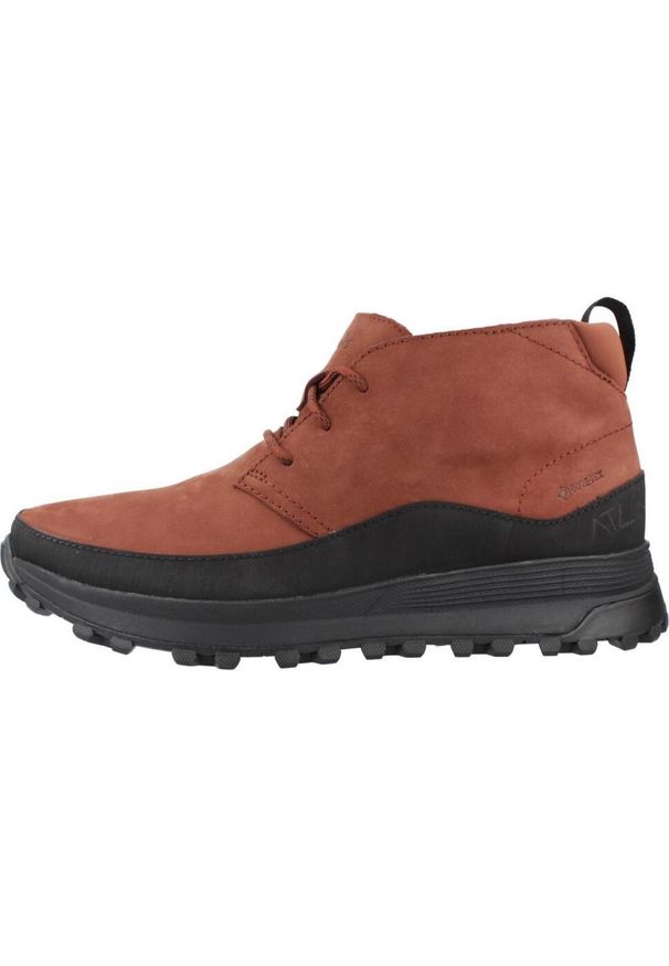 Clarks - Buty CLARKS ATL TREKDB GTX Brązowy. Kolor: brązowy. Materiał: syntetyk, tkanina, skóra. Sport: turystyka piesza